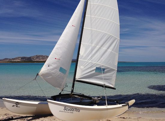 Foto Hobie Cat in riva